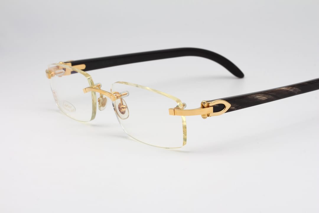 Cartier Arizona Vintage Eyeglasses Genuine Horn Made in France