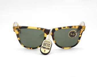 Ray Ban B&L Wayfarer II vintage sunglasses made in USA 80's - New Old Stock