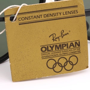 Ray Ban B&L Olympian series Deluxe vintage solglasögon tillverkade i USA 90-talet - nya gamla lager bild 7