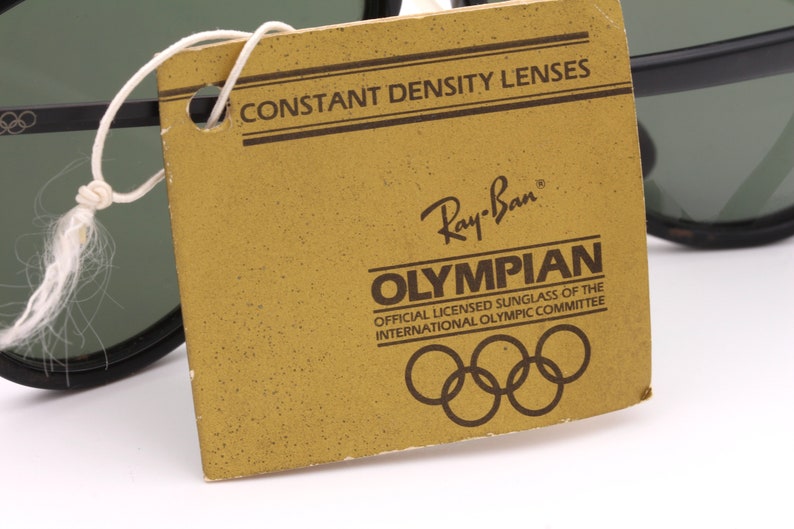 Ray Ban B&L Olympian series Deluxe vintage solglasögon tillverkade i USA 90-talet - nya gamla lager bild 7