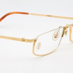 Vintage Cartier Titanium reading eyeglasses made in France 2000 - New Old Stock