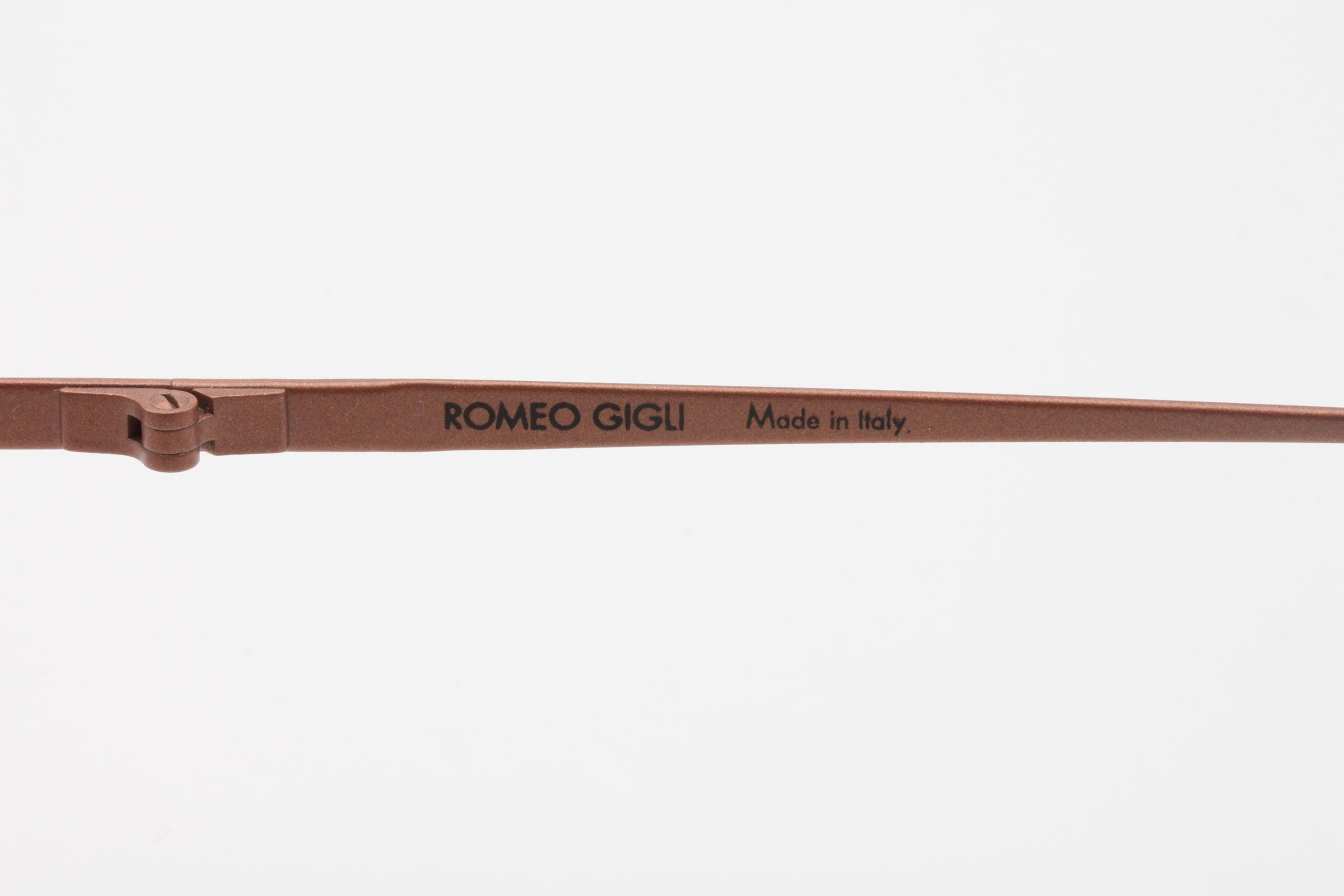 Romeo Gigli RG 55 Vintage Eyeglasses Made in Italy 90's - New Old