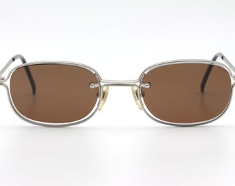 Vintage Yohji Yamamoto 52-5106 Sunglasses 90s Matte Gray Titanium