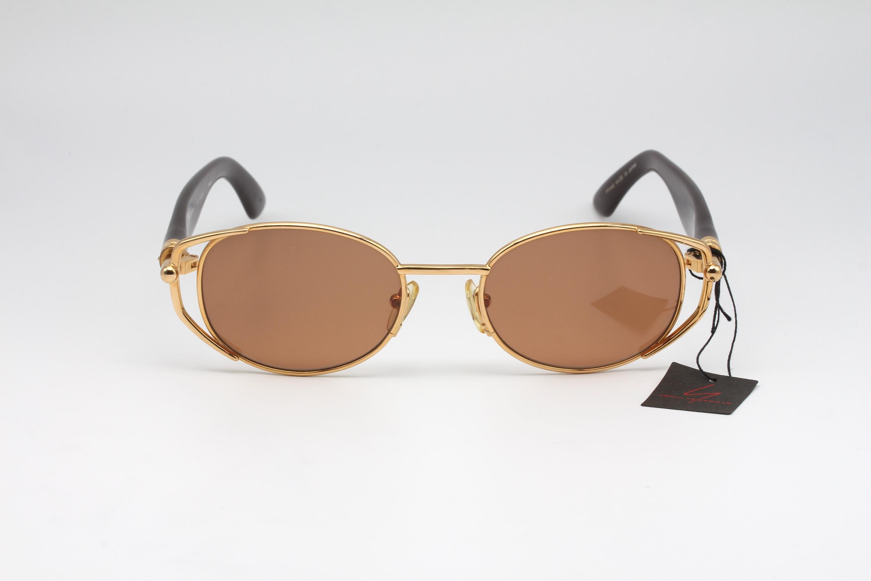Yohji Yamamoto 52 4203 Vintage Steampunk Sunglasses Made in  display picture 2
