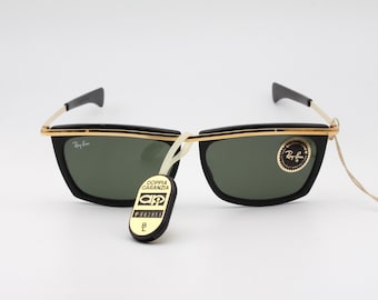 Gafas de sol vintage Ray Ban Olympian II con forma envolvente fabricadas en EE. UU. Años 90 New Old Stock