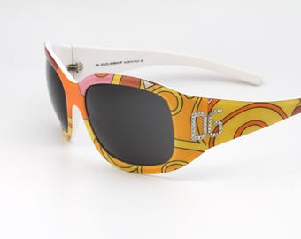 Gafas de sol vintage Dolce & Gabbana DG 653S, fabricadas en Italia en la década de 2000 - nuevas de antiguo stock