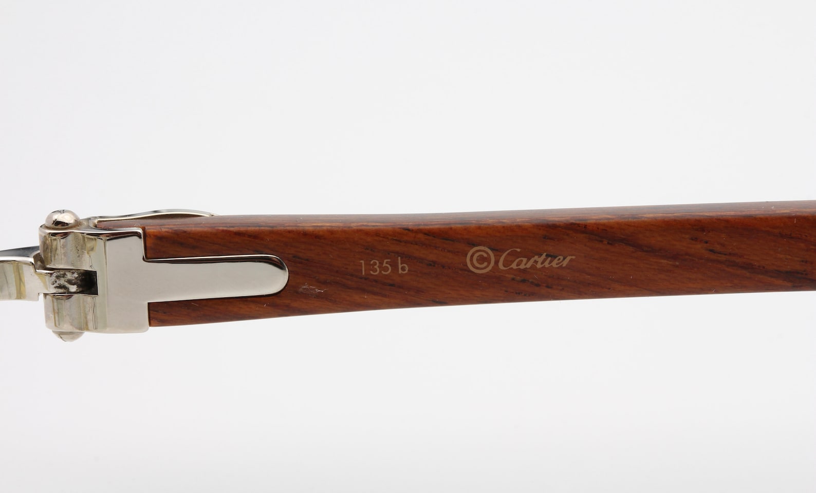 vintage cartier glasses wood