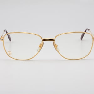 Gafas vintage Cartier Courcelles fabricadas en Francia años 80 - nuevas de antiguo stock