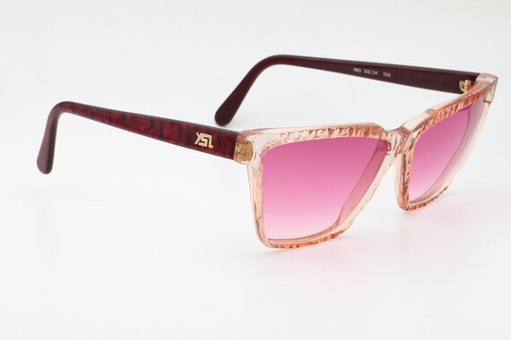 Vintage sunglasses Yves Saint Laurent mod INO made in France 80's - new old stock View 4