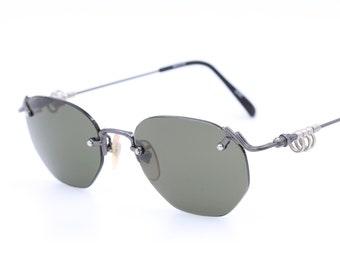 Jean Paul Gaultier 56-6204、ヴィンテージ 90年代 シルバーミラー