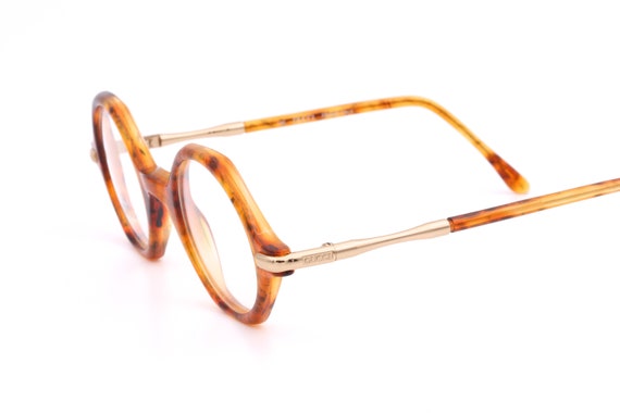 Vintage Gucci GG 1138 A54 glasses frames / hexago… - image 2