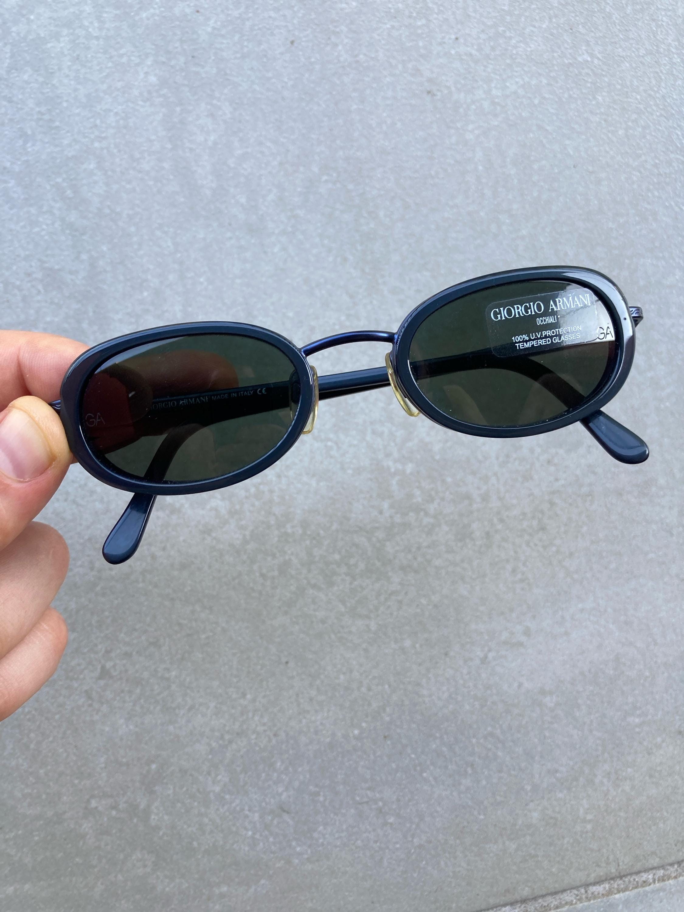 Armani 672 Vintage Sunglasses Made in Italy 90's - New Old Stock