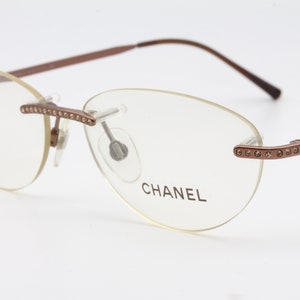 chanel logo glasses