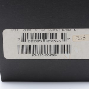 Oakley Golf Zero. 4 SQ Cobalt vintage solglasögon tillverkade i USA 2000 - New Old Stock - komplett set bild 7