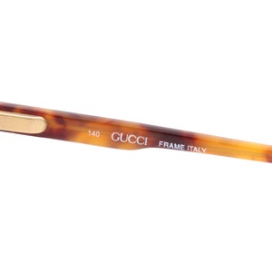 Noble Gucci GG 1117/N vintage eyeglasses / square glasses frames made in Italy in the 80s image 5