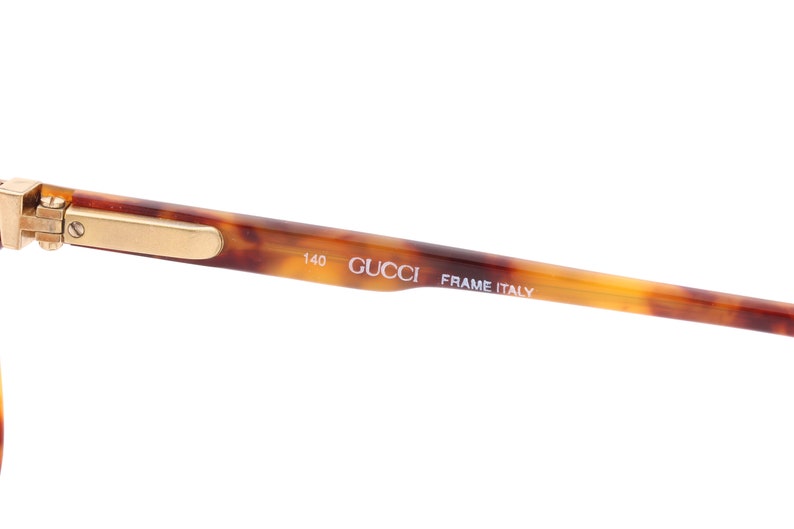 Noble Gucci GG 1117/N vintage eyeglasses / square glasses frames made in Italy in the 80s image 5