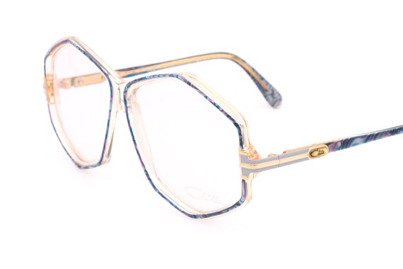Cazal Vintage Sunglasses MOD 165 COL 199 RARE Light Blue Marble West Germany Cazal mod 165 col 199  main image 2