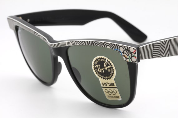 Vintage Sunglasses Ray Ban B&L Sport Wayfarer II Mexico City - Etsy Norway