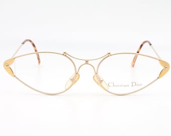 Christian Dior 2818 vintage eyeglasses made in Austria 80's - cat eye frames - new old stock