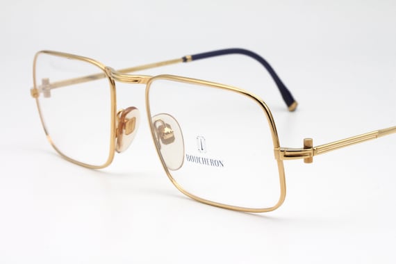 BOUCHERON フランス製 ヴィンテージ 希少 眼鏡 フレーム ブシュロン BOUCHERON フランス製 ヴィンテージ 希少 眼鏡 フレーム ブシュロン