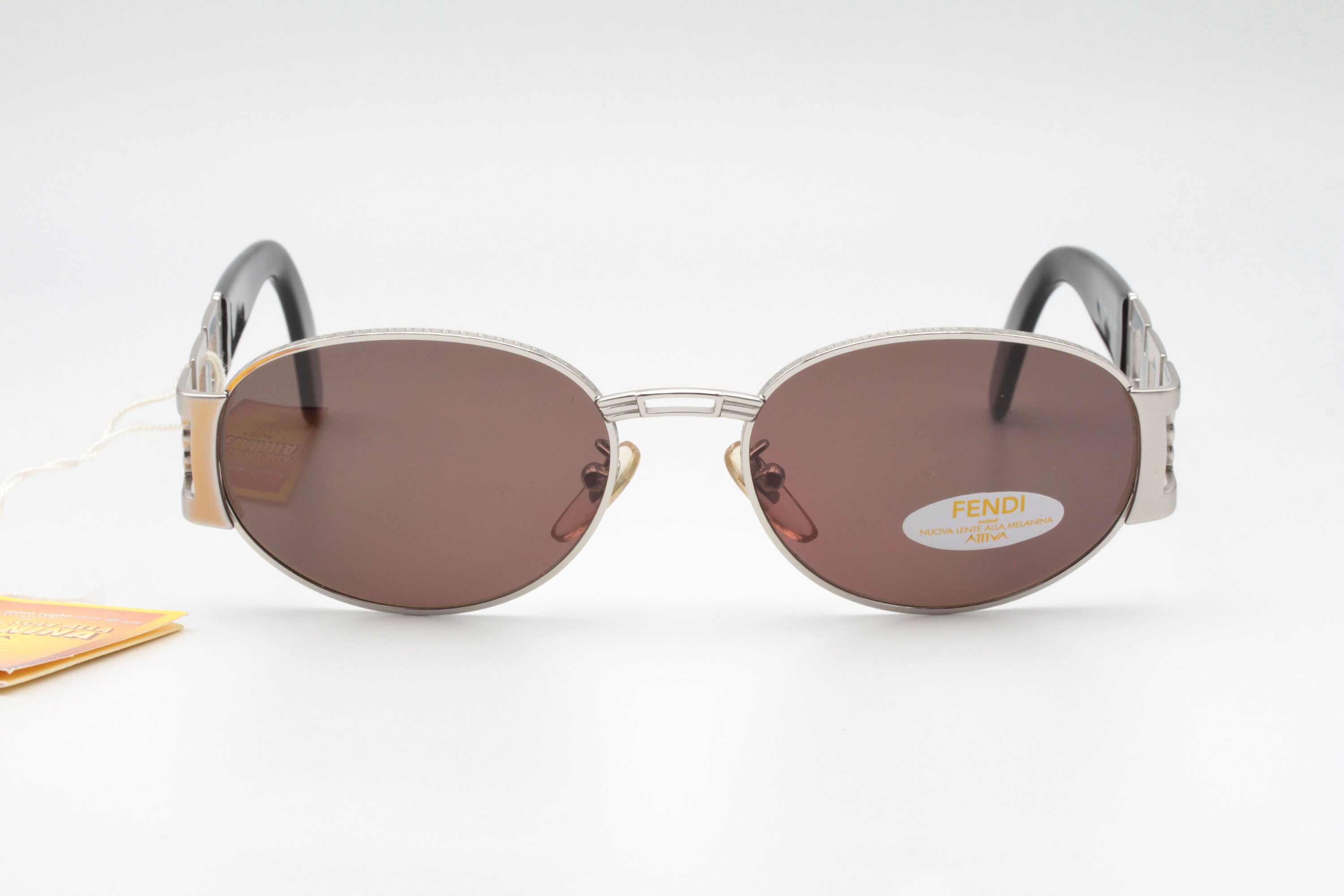 小物 FENDI Vintage Sunglasses SL7129 Italy Rare Vintage Fendi SL7129 Gold Tortois Original Italy