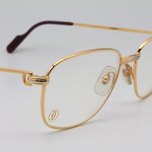Gafas vintage Cartier Courcelles fabricadas en Francia años 80 - nuevas de antiguo stock