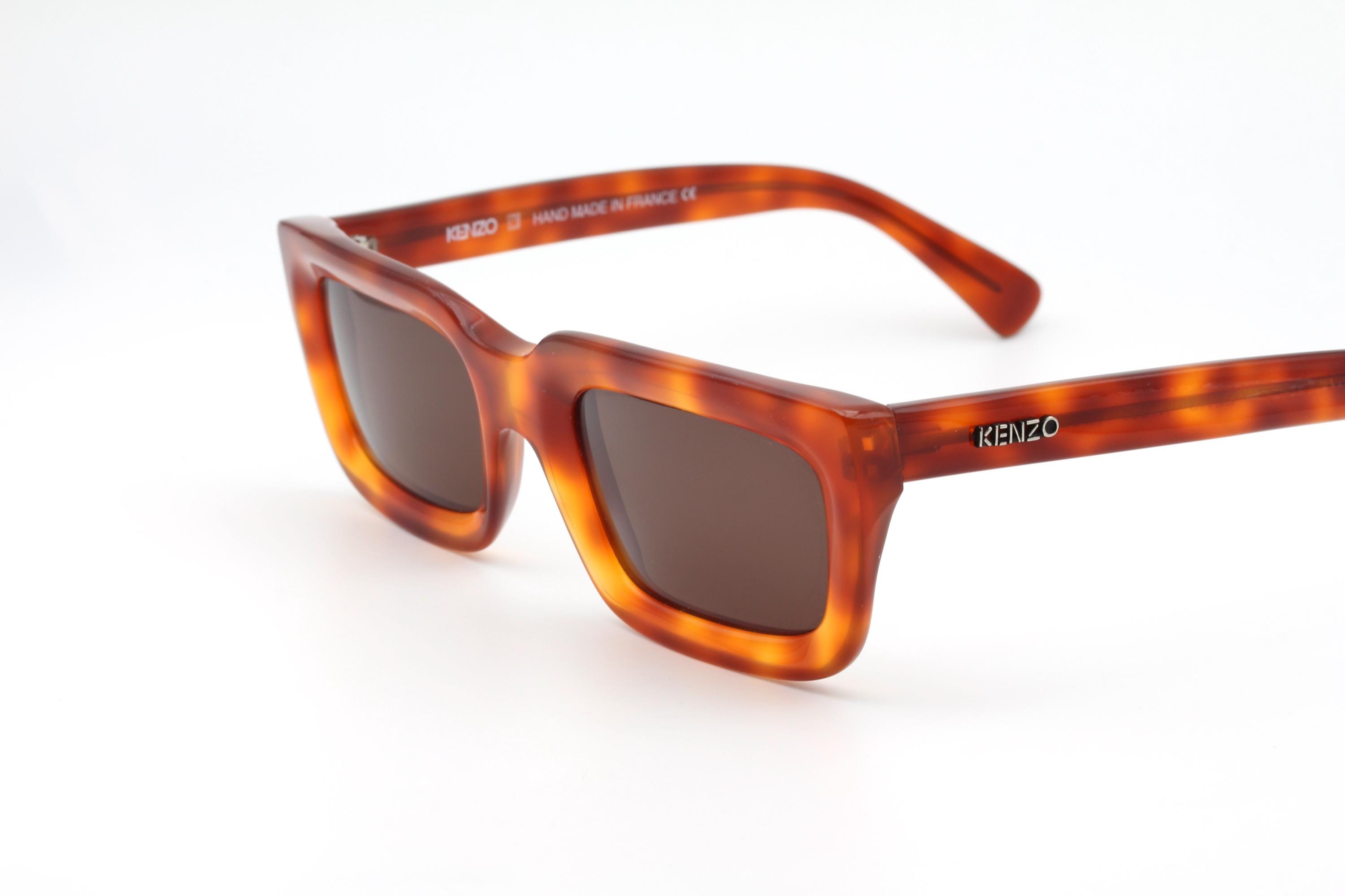 Vintage Sunglasses Kenzo Elvis K1333 Made in France 90 display picture 3