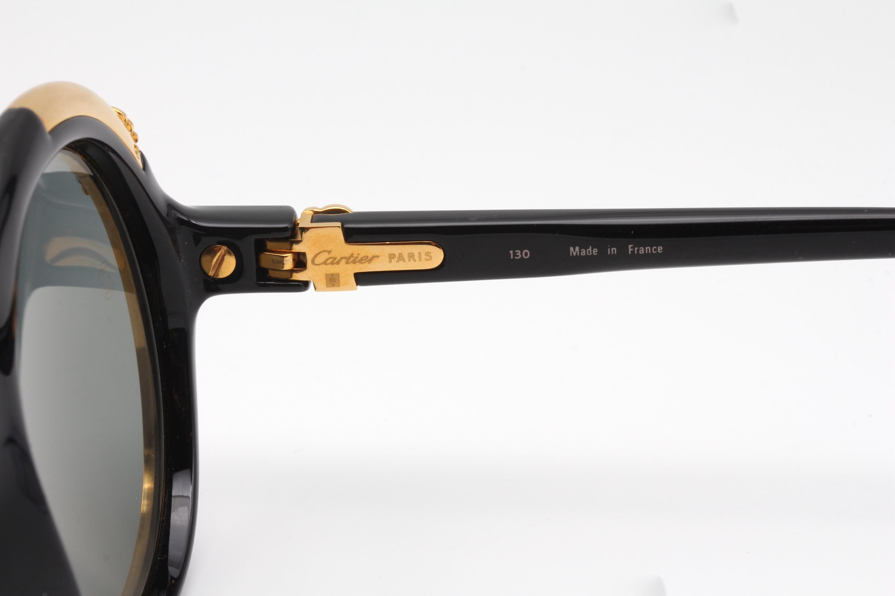 Cartier Paris made in France unisex sunglasses Cartier, Louis Sapphire, glasses. Marked Cartier Paris Made  main image 4