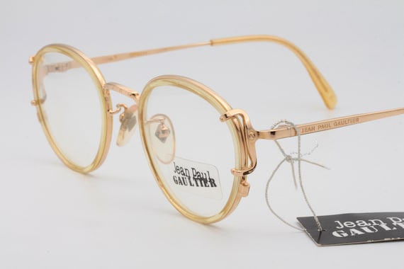 Jean Paul Gaultier 55 3271 22KGP Vintage Eyeglasses Made in Japan