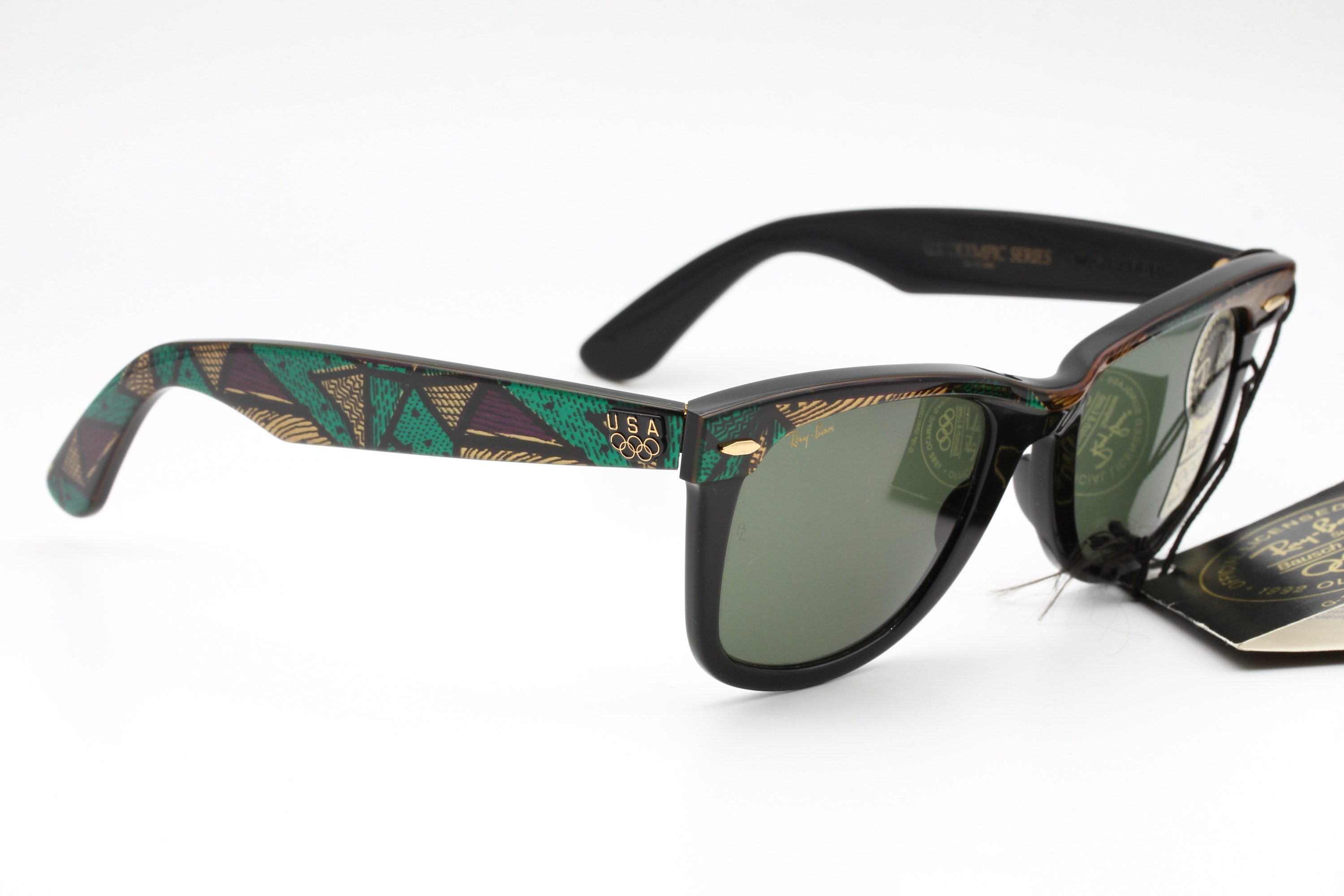 Ray Ban Wayfarer I 36 USC 380 Vintage Sunglasses Made in the USA