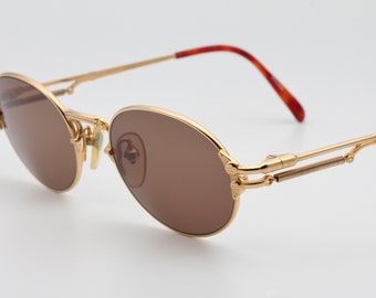 【美品】Jean Paul GAULTIER ヴィンテージサングラス　オーバル Jean Paul Gaultier 55 4173 Vintage Sunglasses Made in Japan 90's