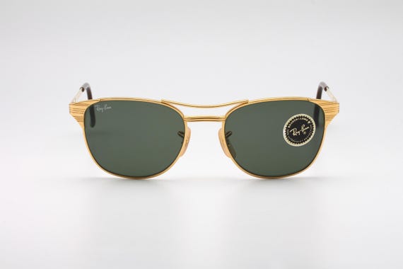 Ray‑Ban SIGNET B&L USA製 ヴィンテージ サングラス Ray Ban Signet Gold Frame Sunglasses – Vintage by Misty
