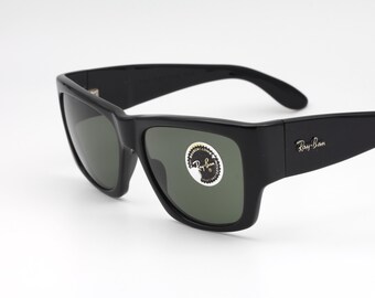 Gafas de sol vintage Ray Ban B&L Wayfarer Nomad fabricadas en EE. UU., años 90 - Stock antiguo nuevo