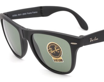 小物 80s vintage B&L RayBan FOLDLNG WAYFARER RARE VTG B&L Ray Ban USA France Folding Wayfarer Original 1