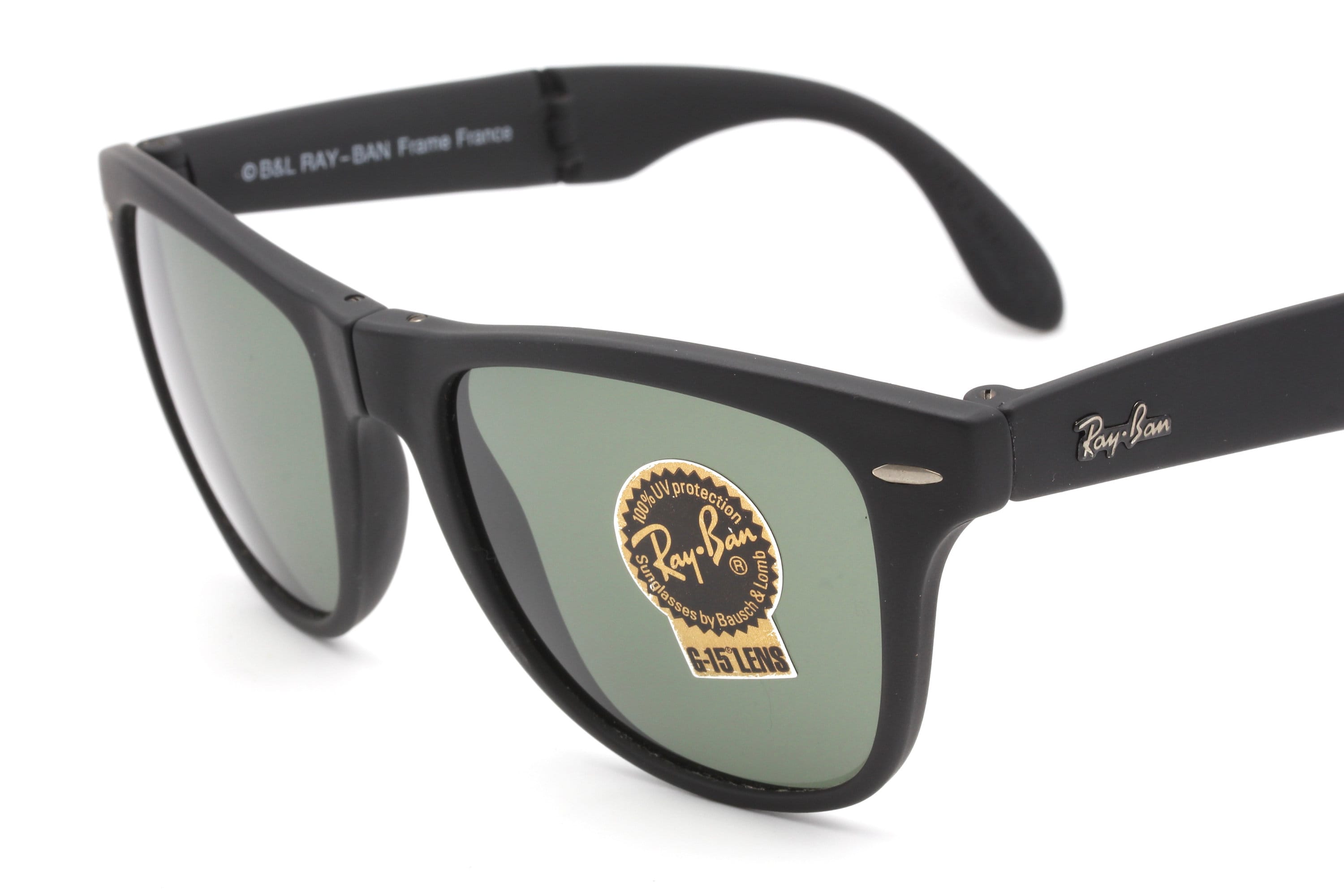 小物 B&L RAY-BAN WAYFARER FOLDING 50mm B&L Ray Ban Wayfarer Vintage Folding Sunglasses Bausch & Lomb w