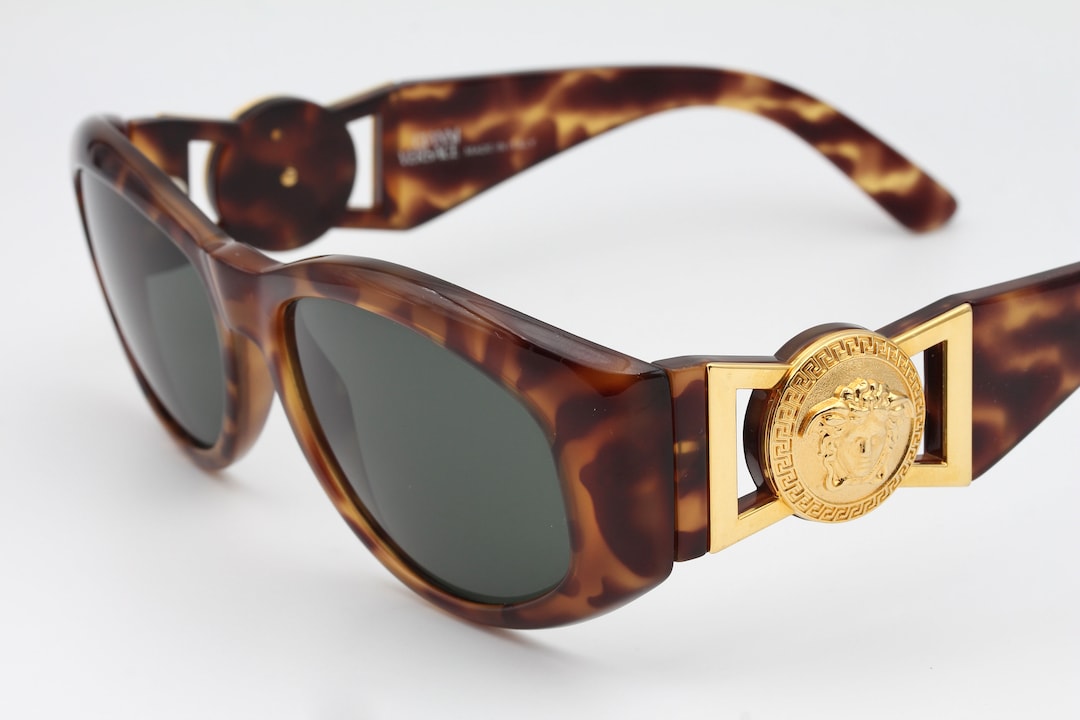 Versace Mod. 424 Vintage Sunglasses Made in Italy 90's New Old