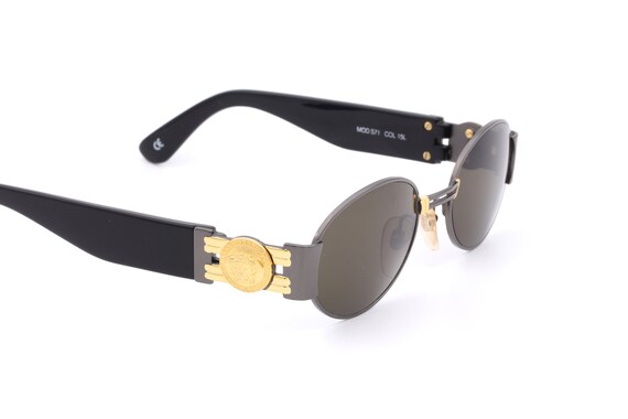 versace oval sunglasses