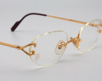 Cartier Portofino vintage eyeglasses made in France 90's - New Old Stock