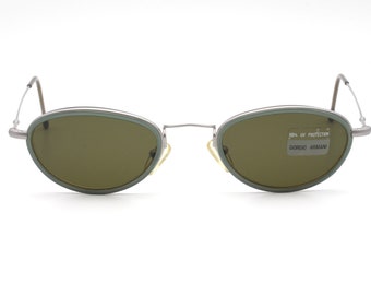 Vintage-Sonnenbrille Armani 248, hergestellt in Italien aus den 90er Jahren – neuer alter Lagerbestand