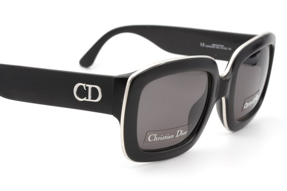Christian Dior Black Acetate Oversized Square Frame Nuance F Sunglasses -  Yoogi's Closet