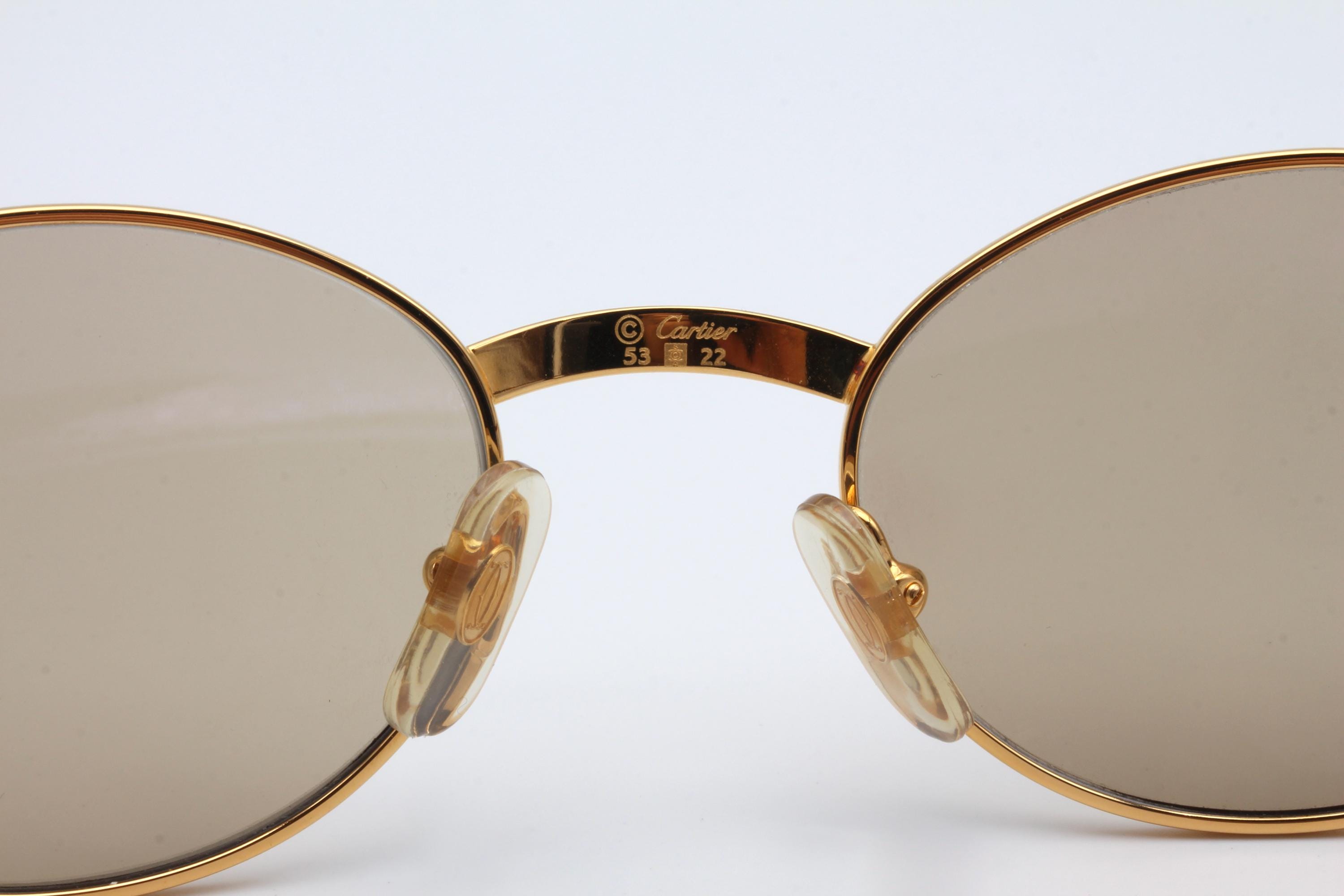 なーぽ様　 【Cartier】ラウンド　リムレス　ヴィンテージ　　サングラス なーぽ様 【Cartier】ラウンド リムレス ヴィンテージ サングラス
