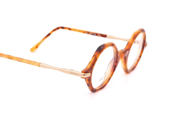 Vintage Gucci GG 1138 A54 glasses frames / hexago… - image 4