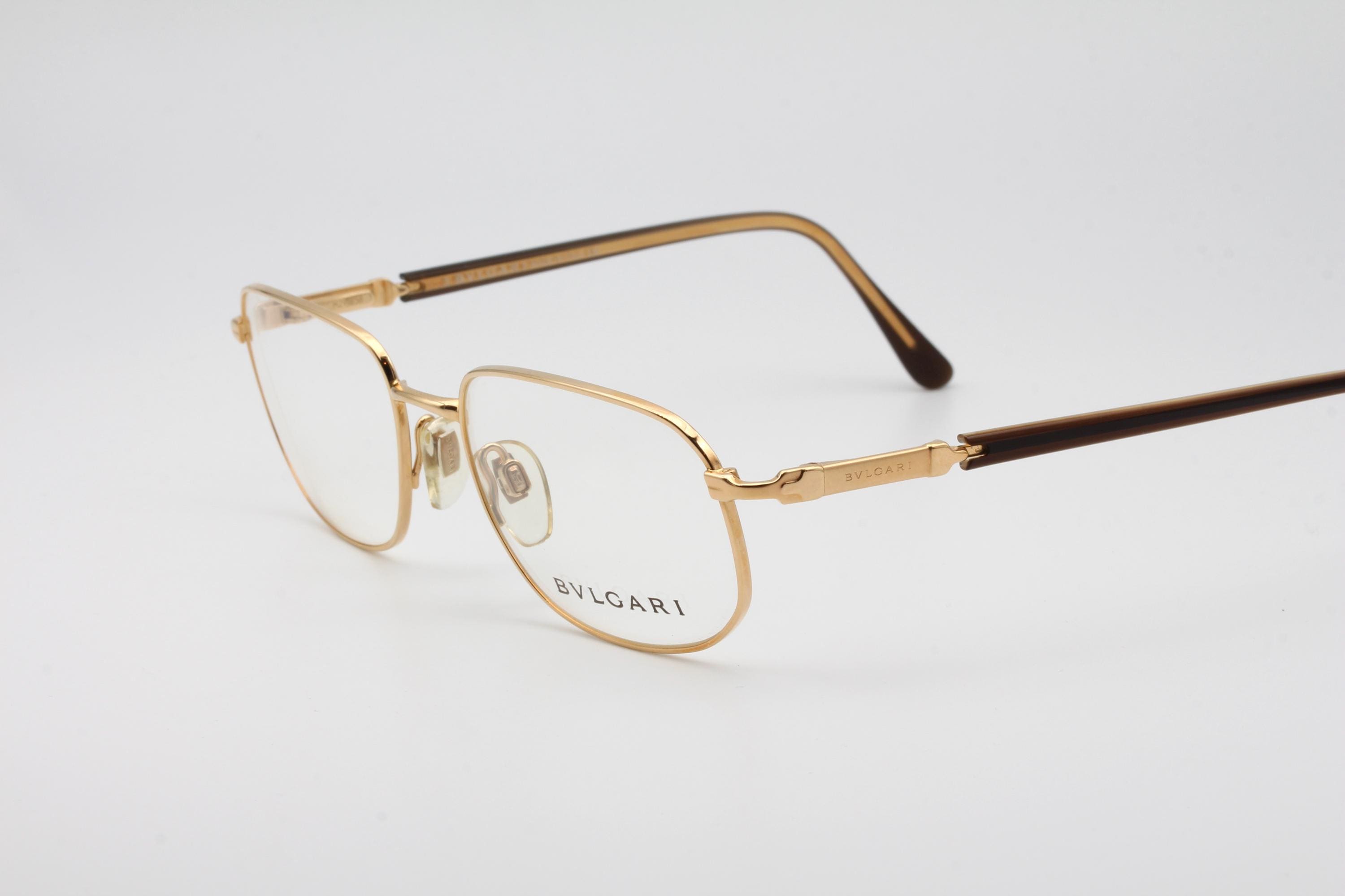 Bulgari 129 vintage eyeglasses made in Italy 2000's - new old stock