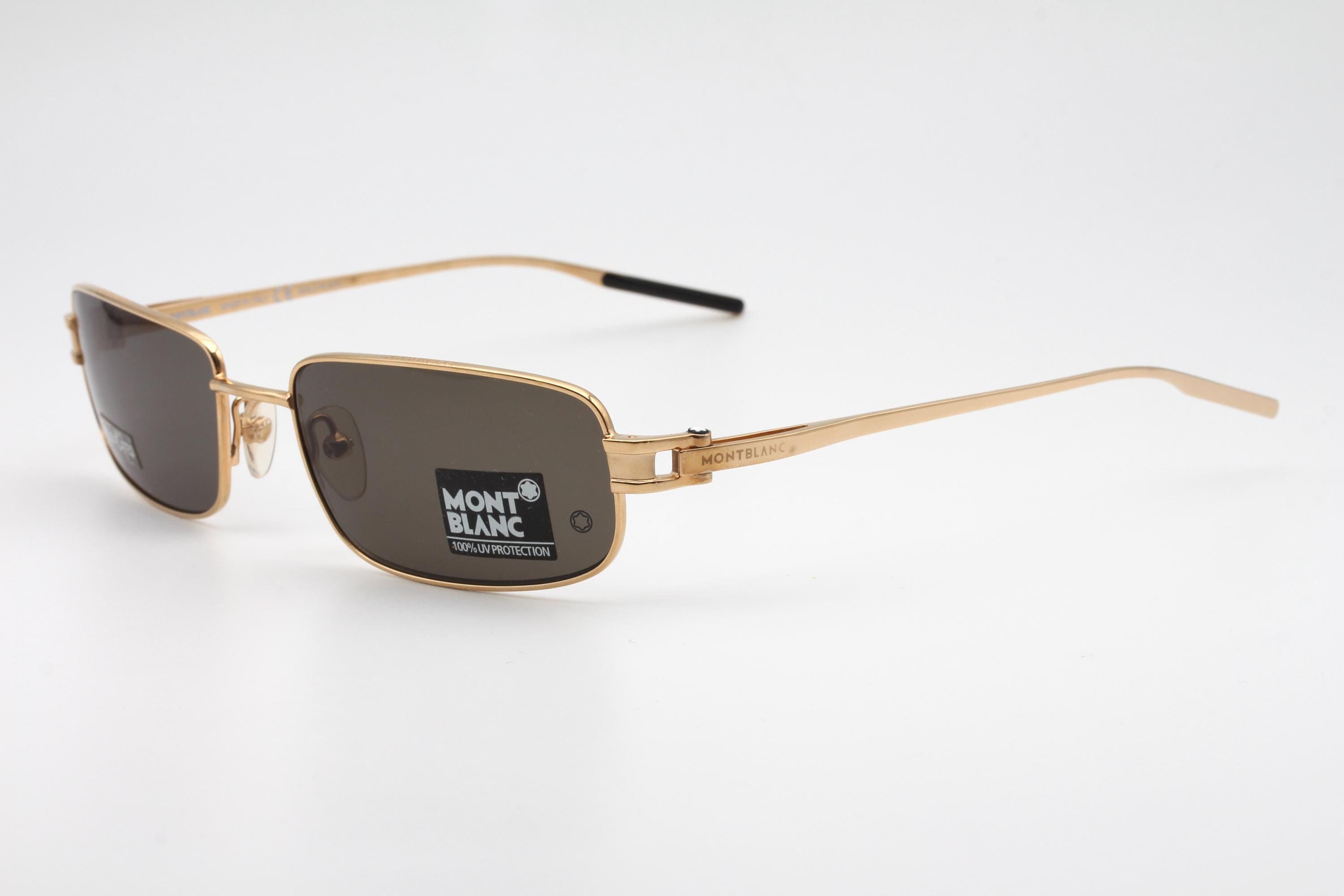 Mont Blanc MB84S Vintage Sunglasses Made in Italy 2000's - New Old
