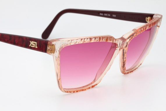 Vintage sunglasses Yves Saint Laurent mod INO made in France 80's - new old stock View 3