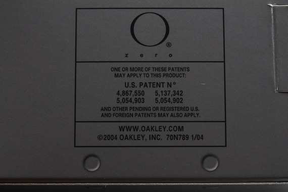 Oakley Zero L Matte Black with Gray lens vintage … - image 8