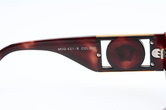 GIANNI VERSACE サングラス べっ甲 ヴェルサーチ オーバル  