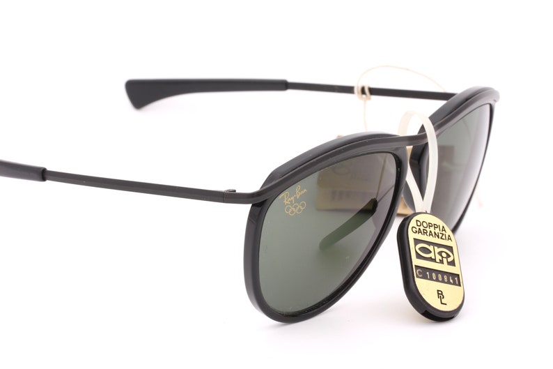 Ray Ban B&L Olympian series Deluxe vintage solglasögon tillverkade i USA 90-talet - nya gamla lager bild 1