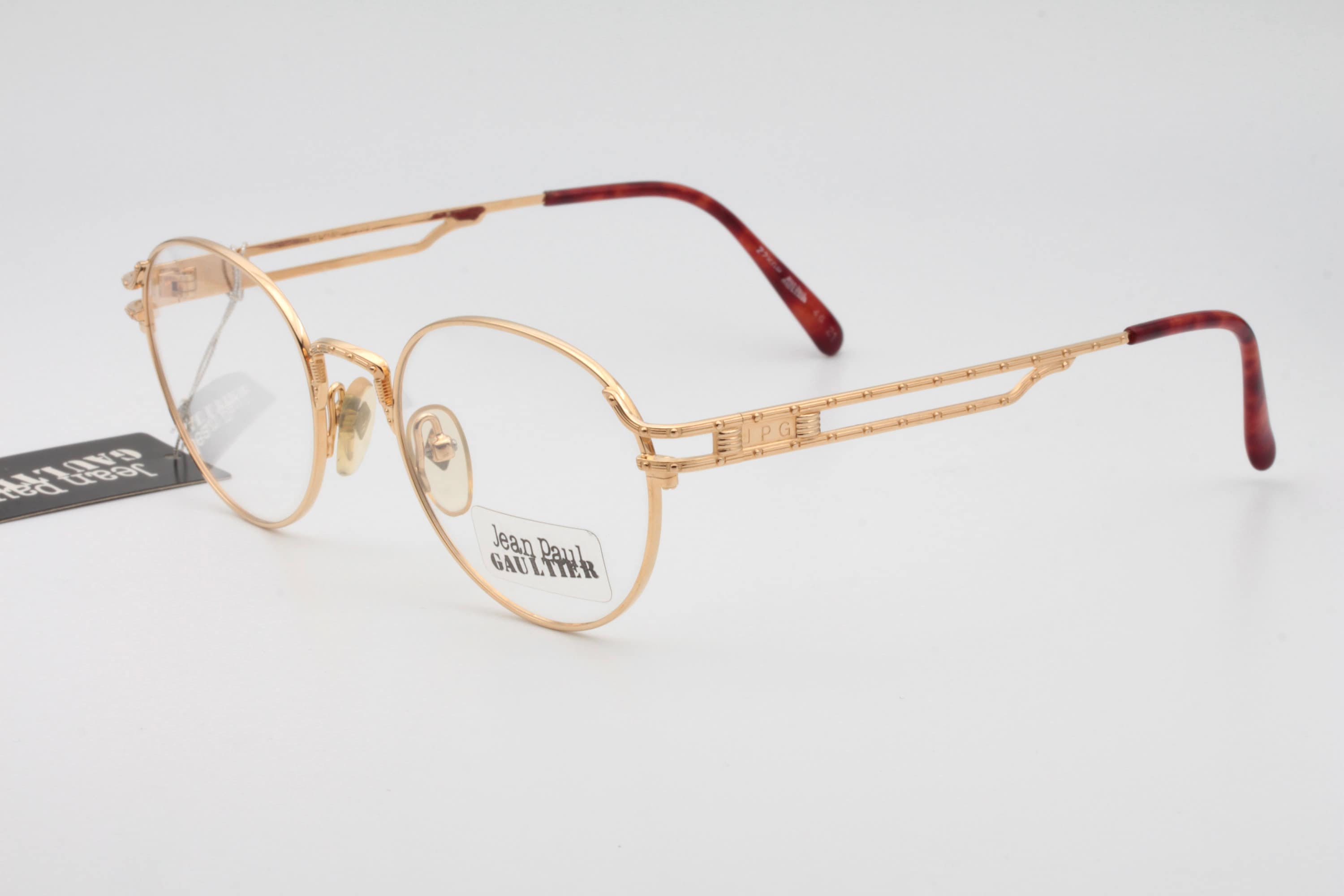 JEAN PAUL GAULTIERビンテージフレーム　55-0041 Jean Paul Gaultier 55 4170 22K GP Vintage Eyeglasses Made in Japan