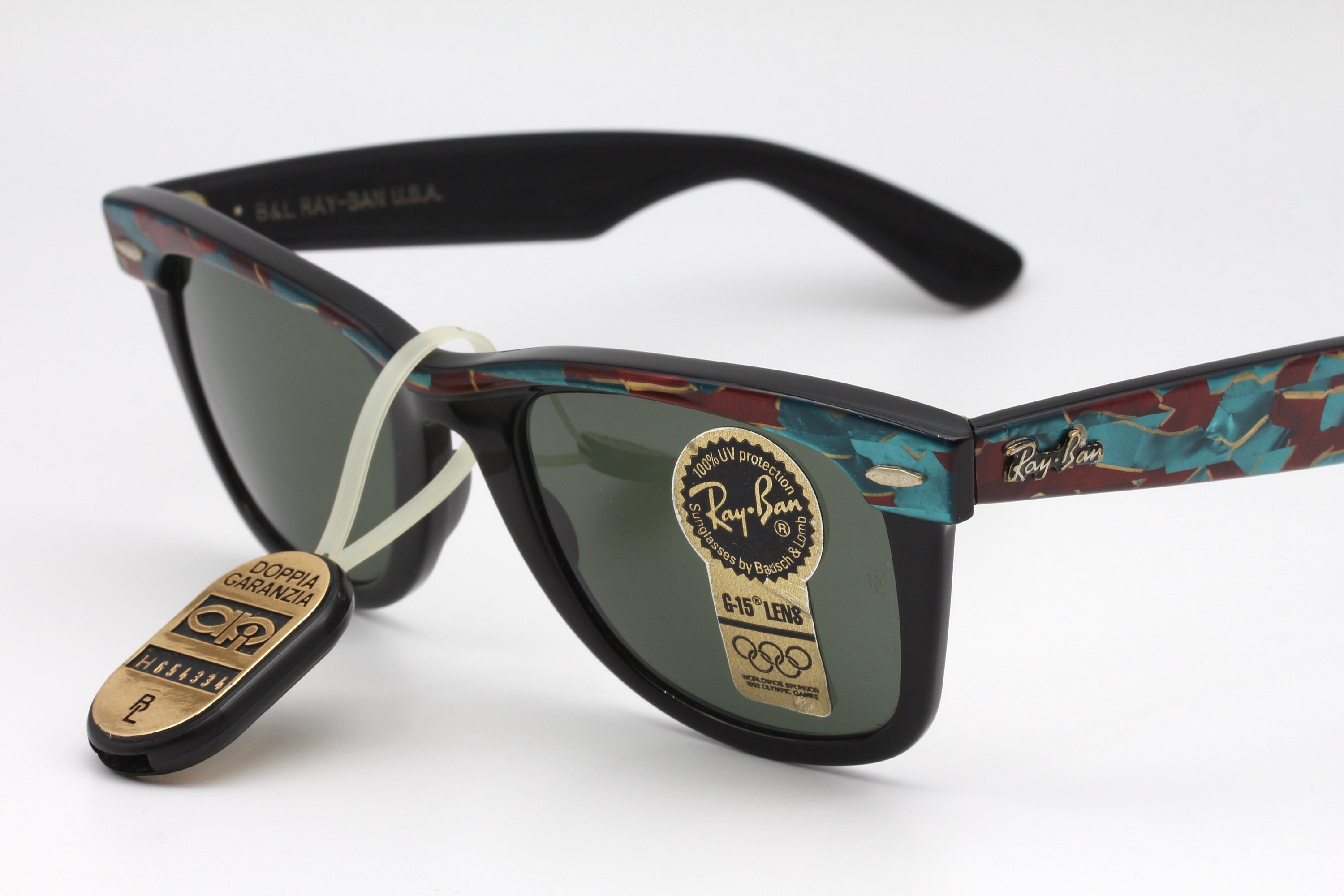小物 B&L Ray-Ban WAYFARER 90's Ray Ban B&L Wayfarer Vintage Sunglasses Made in USA 90's